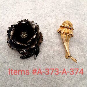 Brooches , or pins Pendants? Items # A-37-A-374., wt. 38 grams